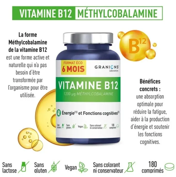 Granions Vitamine B12 comprimés