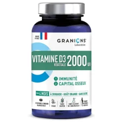 Granions Vitamine D3 2000 UI comprimés à croquer