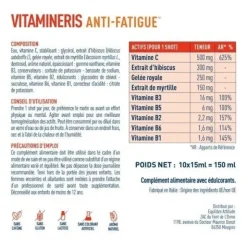 Granions Vitamineris Anti fatigue unidoses