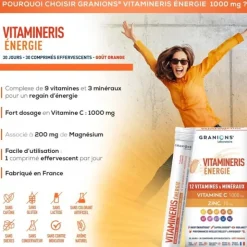 Granions Vitamineris Energie comprimés effervescents