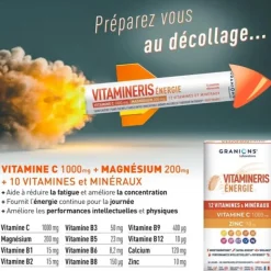 Granions Vitamineris Energie comprimés effervescents