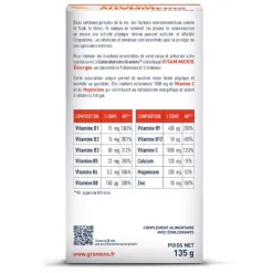 Granions Vitamineris Energie comprimés effervescents