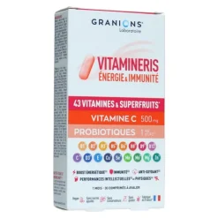 Granions Vitamineris Energie et Immunité comprimés