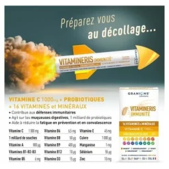 Granions Vitamineris Immunité comprimés effervescents