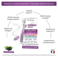 Granions Vitamineris Senior comprimés effervescents