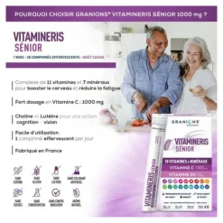 Granions Vitamineris Senior comprimés effervescents