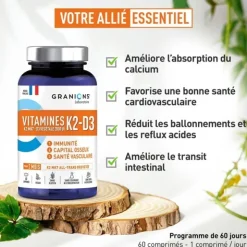 Granions Vitamines K2 D3 comprimés