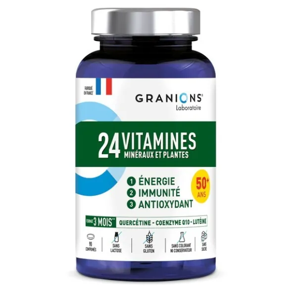 Granions 24 vitamines, minéraux et plantes comprimés