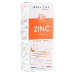 Granions Zinc 15 mg gélules