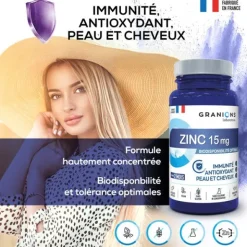 Granions Zinc 15 mg gélules végétales