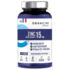 Granions Zinc 15 mg gélules végétales
