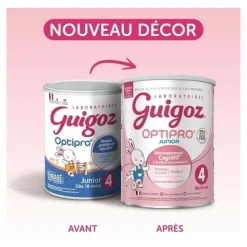 Guigoz Optipro Junior lait 4eme âge