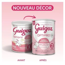 Guigoz Optipro lait 2ème âge