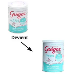 Guigoz Sans lactose lait infantile Diagoz