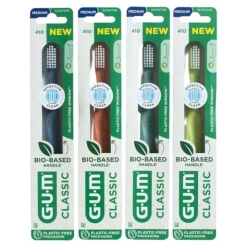 Gum Brosse à dents biosourcée medium Classic 410