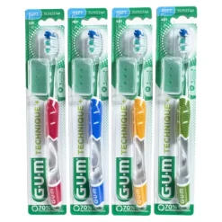 Gum Brosse à dents Souple Compacte Technique plus 491