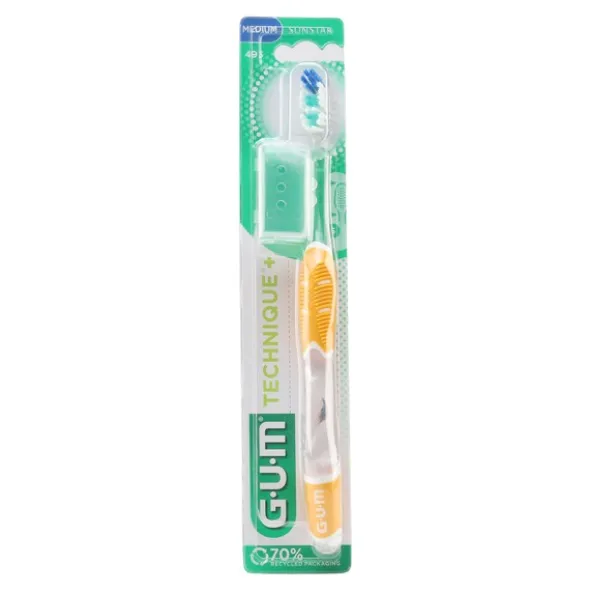 Gum Brosse à dents Technique plus Medium Compacte 493