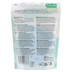 Gum Easy Flossers porte-fil dentaire ciré menthe