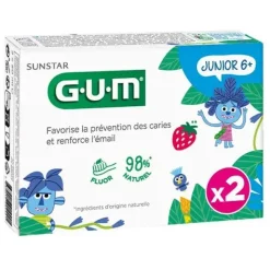 Gum Junior Gel dentifrice goût fraise