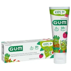 Gum Kids 3+ Dentifrice fraise