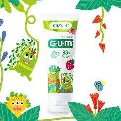 Gum Kids 3+ Dentifrice fraise