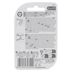 Gum Original White Fil dentaire ciré