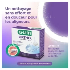 Gum Ortho Aligner comprimés nettoyants pour gouttières orthodontiques