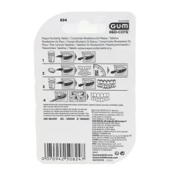 Gum Red Cote Révélateur de plaque comprimés