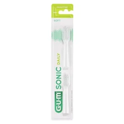 Gum Sonic daily têtes de brosse à dents électrique Soft