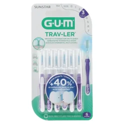 Gum Trav-Ler brossette interdentaire cylindrique