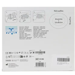 Hartmann RespoSorb Silicone border oval pansement adhésif siliconé