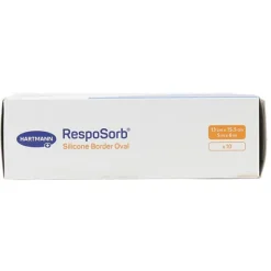 Hartmann RespoSorb Silicone border oval pansement adhésif siliconé