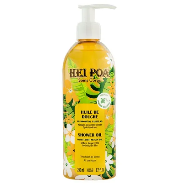 Hei Poa Huile de douche au Monoï de Tahiti
