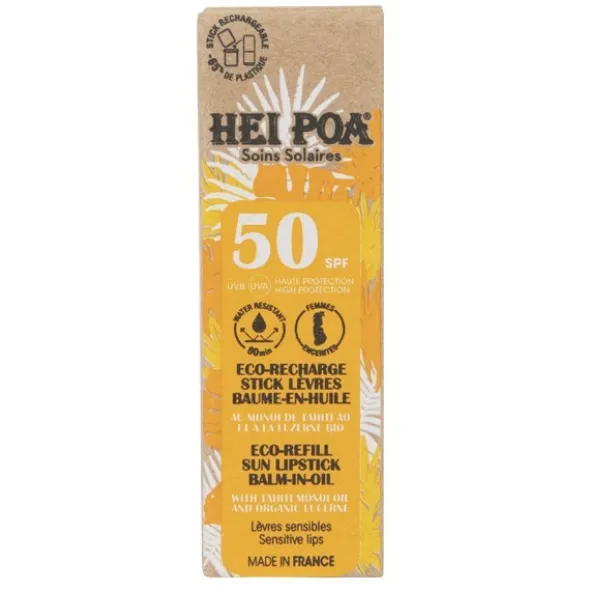 Hei Poa stick lèvres solaire SPF 50