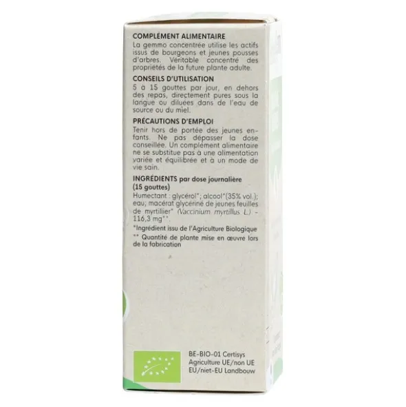 HerbalGem Noisetier Concentré de bourgeons frais bio