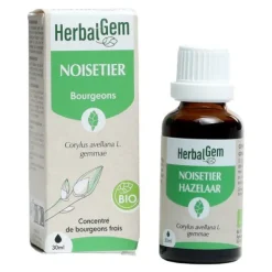 HerbalGem Noisetier Concentré de bourgeons frais bio