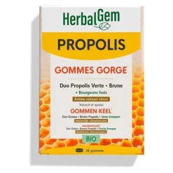 Herbalgem Propolis Gommes Gorge Bio