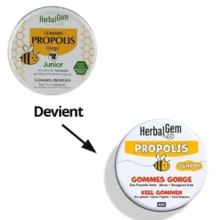 Herbalgem Propolis Junior Gorge bio gommes