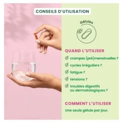 HerbalGem SPM et Confort prémenstruel bio gélules