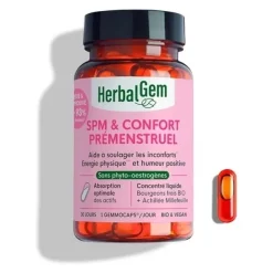 HerbalGem SPM et Confort prémenstruel bio gélules