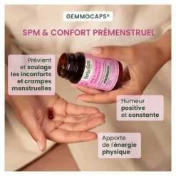 HerbalGem SPM et Confort prémenstruel bio gélules
