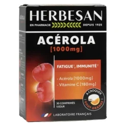 Herbesan Acérola 1000 mg comprimés à croquer