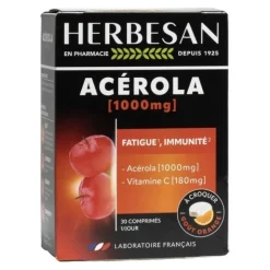 Herbesan Acérola 1000 mg comprimés à croquer