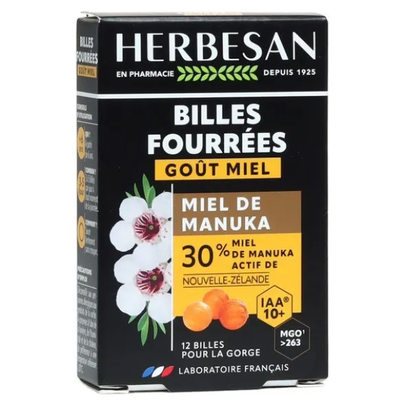 Herbesan billes miel de Manuka IAA 10+