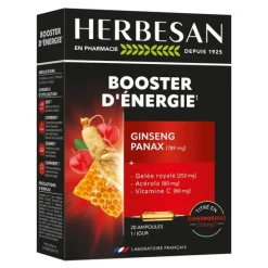 Herbesan Booster d'énergie ampoules