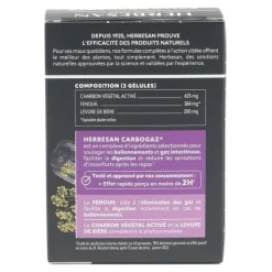 Herbesan Carbogaz gélules Ballonnements