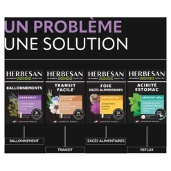 Herbesan Carbogaz gélules Ballonnements
