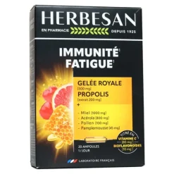 Herbesan Immunité Fatigue ampoules