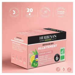 Herbesan infusion bio allaitement sachets