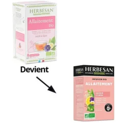 Herbesan infusion bio allaitement sachets